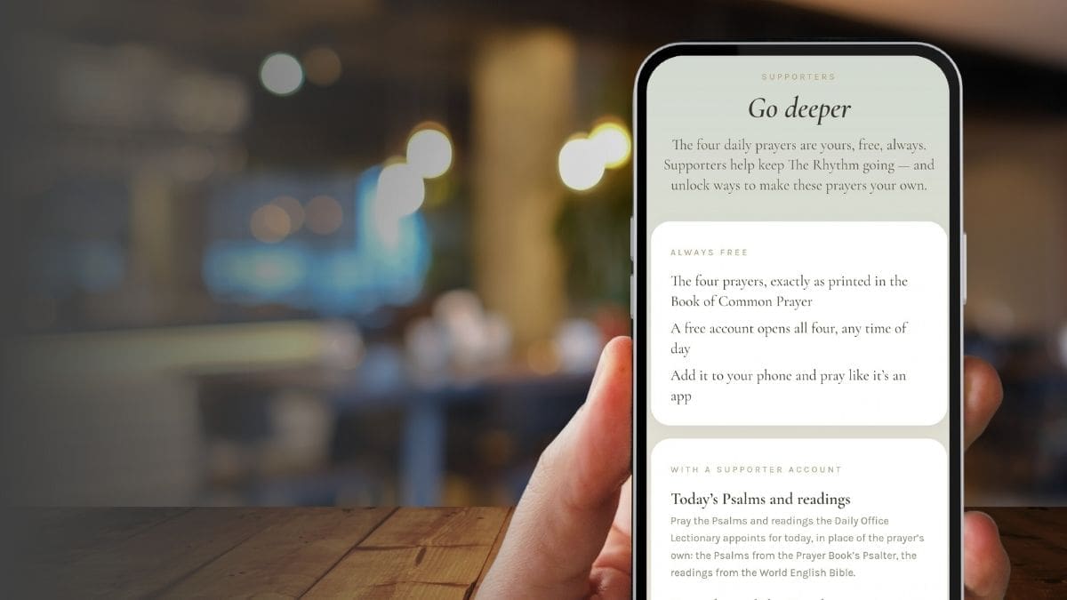 the rhythm prayer app membership