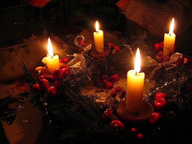 Advent wreath, Christmas
